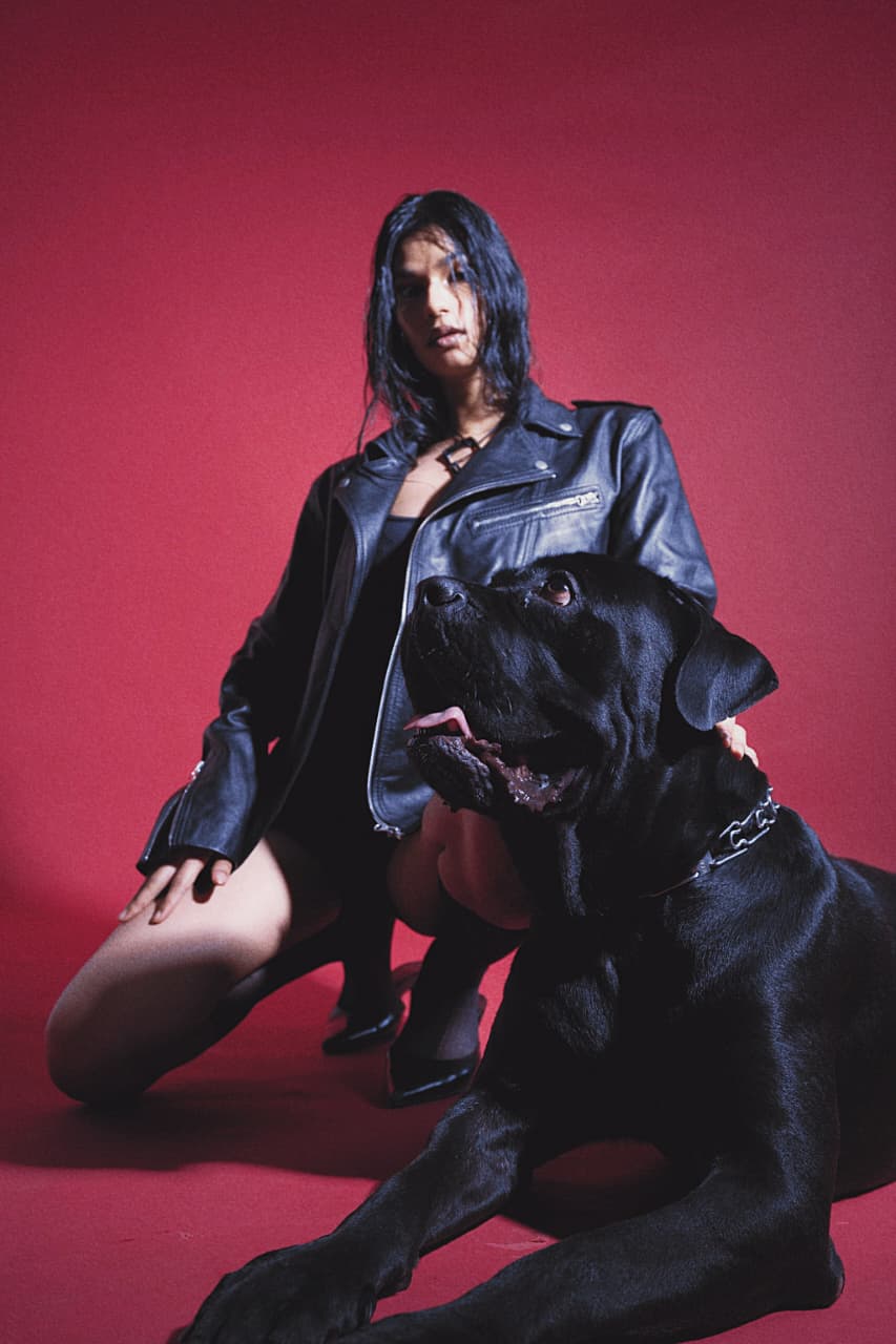 Dark Matter Leather Biker Jacket