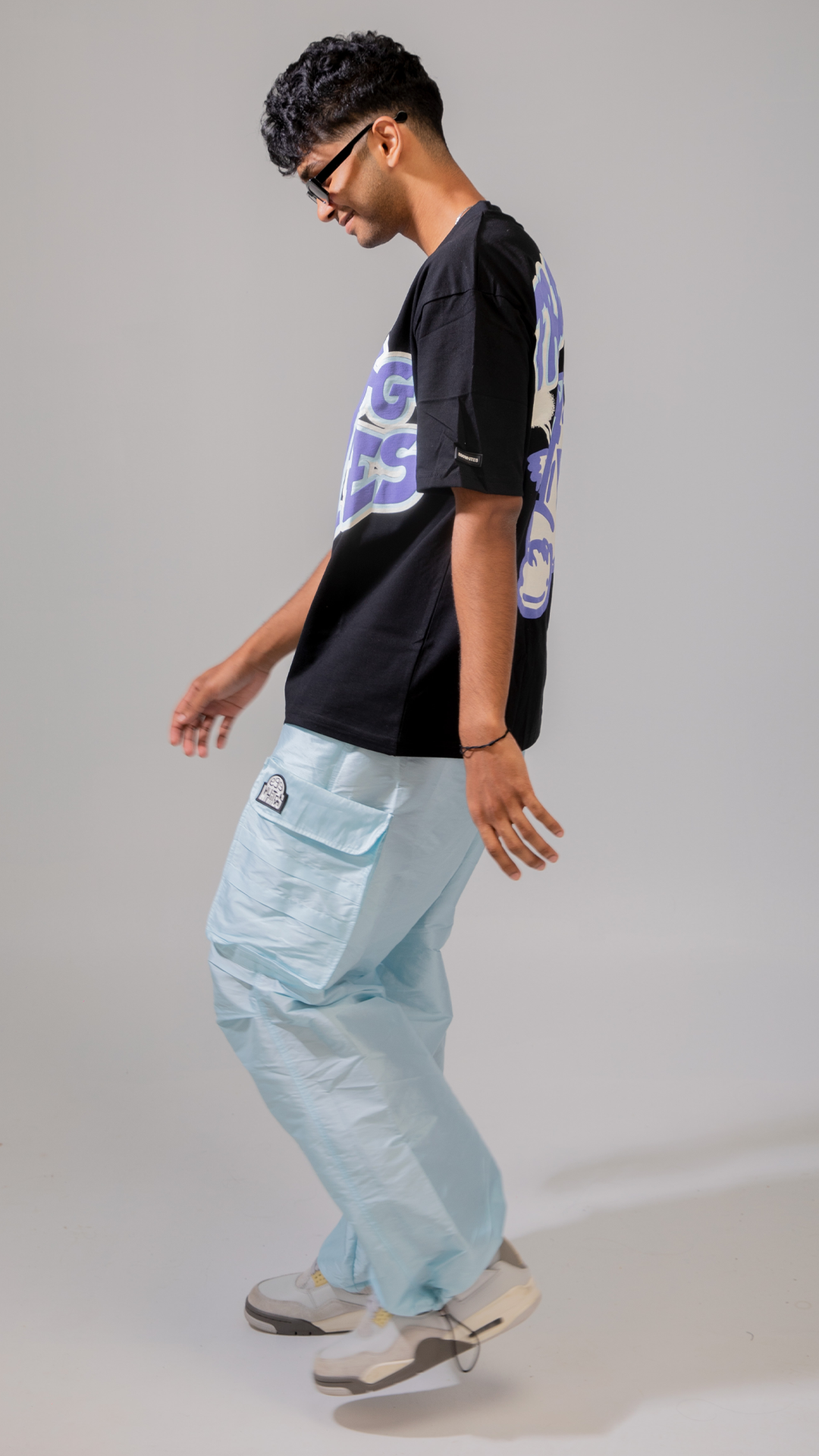 CANDY PARACHUTE PANTS SKY
