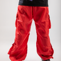 CLOUDY PARACHUTE PANTS RED