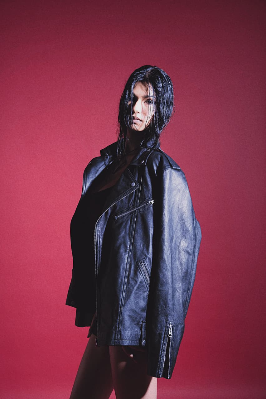 Dark Matter Leather Biker Jacket