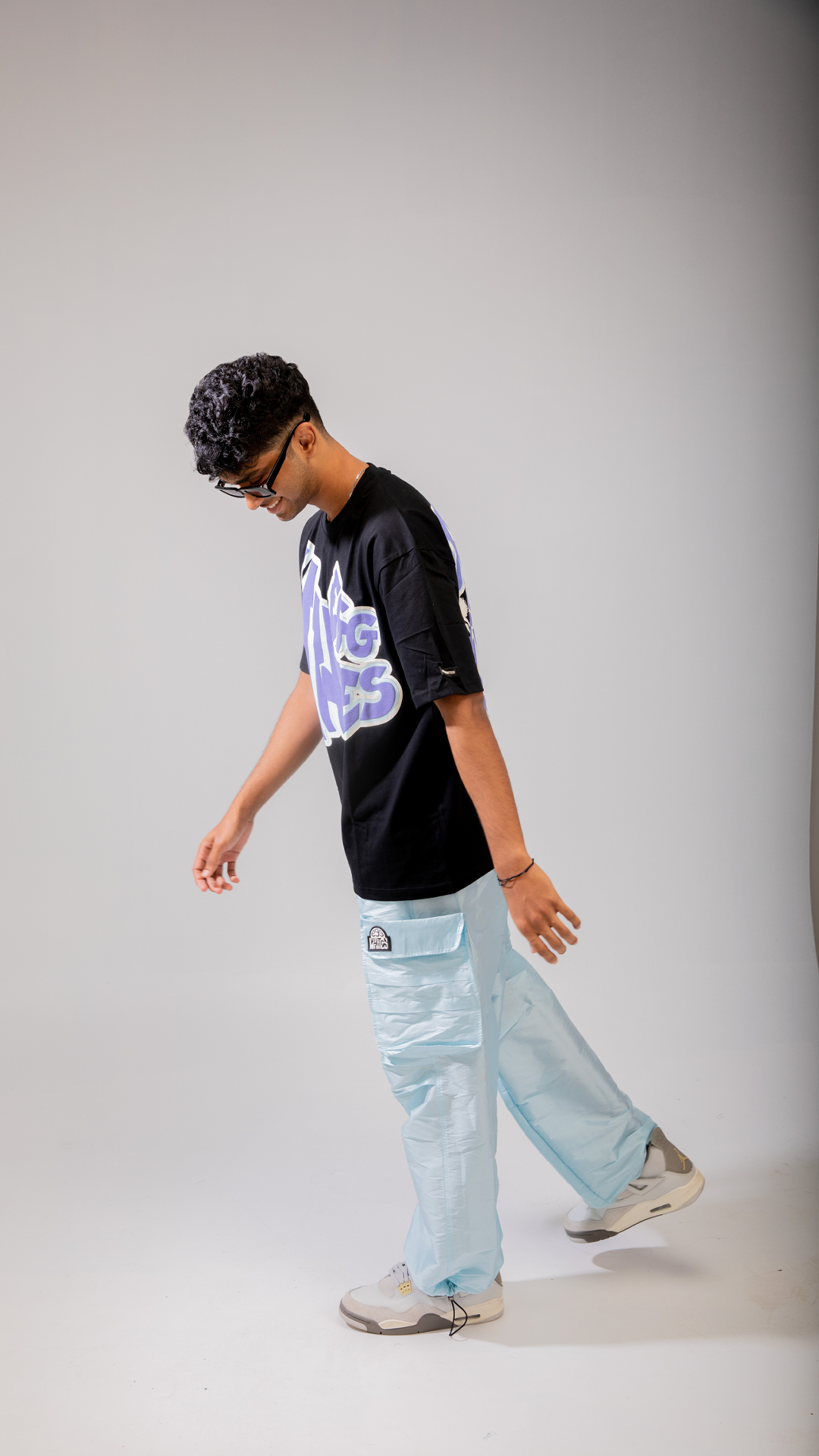 CANDY PARACHUTE PANTS SKY