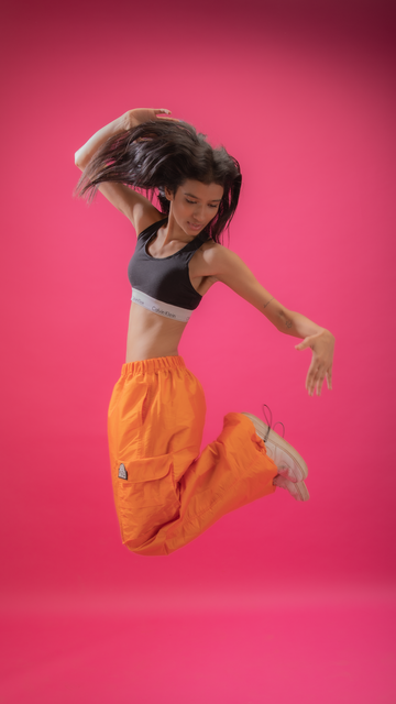 CANDY PARACHUTE PANTS ORANGE